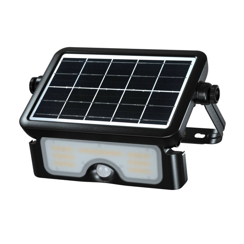 Foco projetor LED 3CCT Solar IP65 com Sensor de Movimento PIR e Crepuscular
