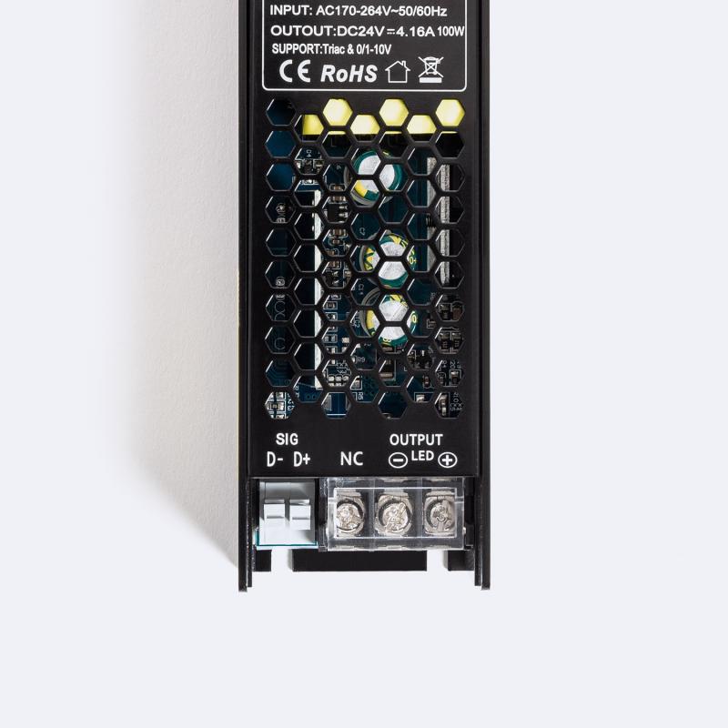 Fonte de Alimentação Regulável 0/1-10V 24V DC 100W 4.2A