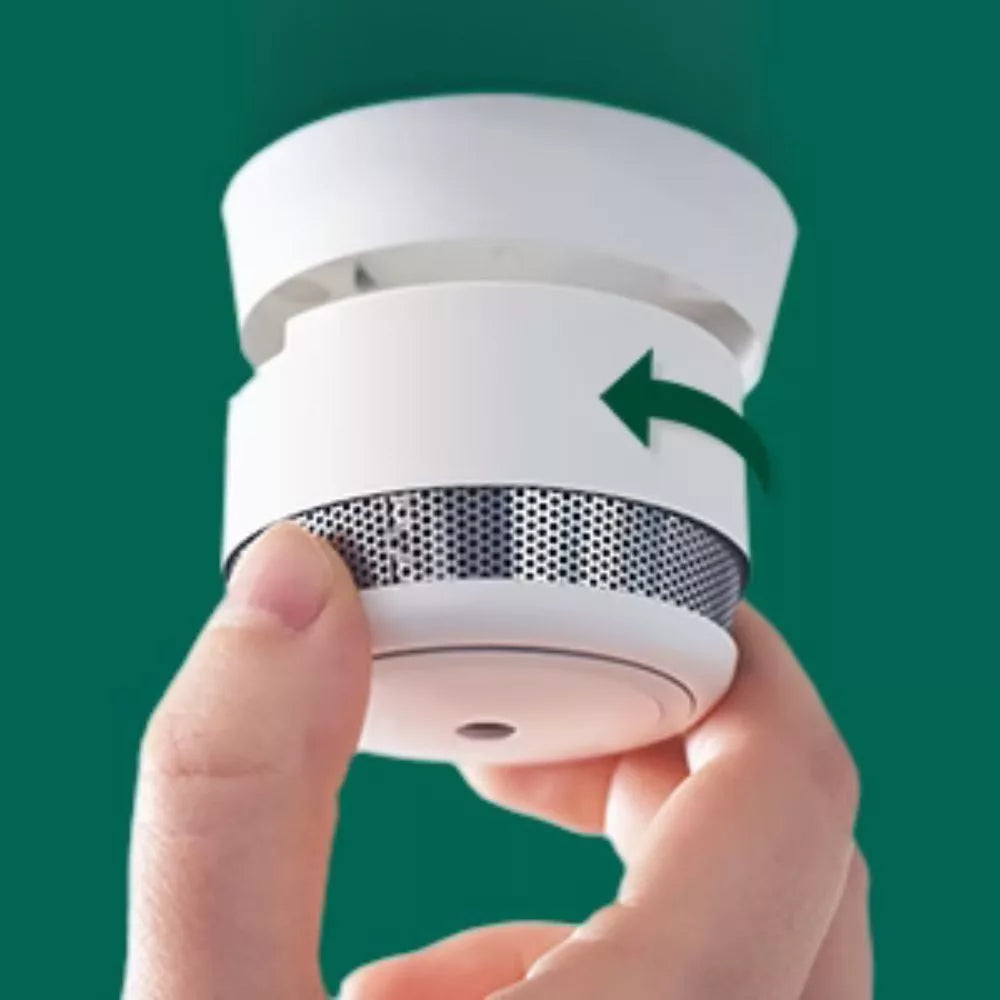 frient Intelligent Smoke Alarm – Optical smoke detector com thermometer and 85dB audible alarm, Zigbee (SMSZB-120)