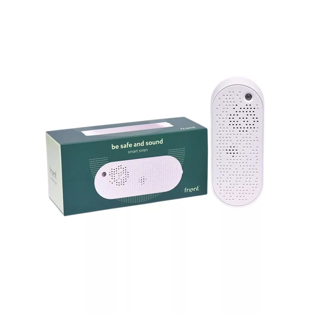 frient Smart Siren – Mains‑powered interior siren, 90 dB, Zigbee (SIRZB-111)