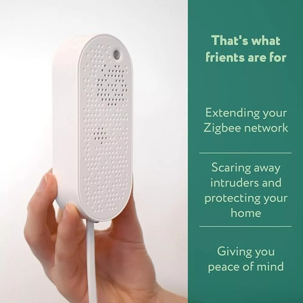 frient Smart Siren – Mains‑powered interior siren, 90 dB, Zigbee (SIRZB-111)