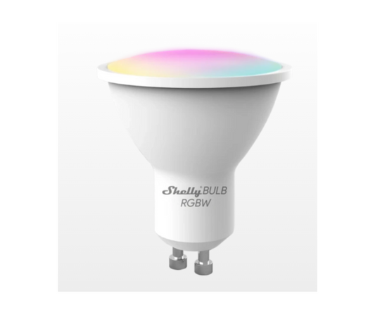 Shelly Lâmpada LED GU10 Smart WIFI 5W RGB+W 400Lm