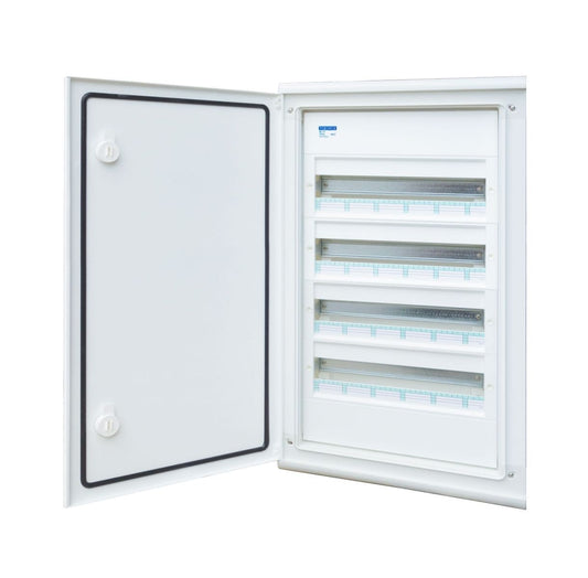 Quadro Embutir 4 Filas 68 Módulos IP54 MEGA TEV