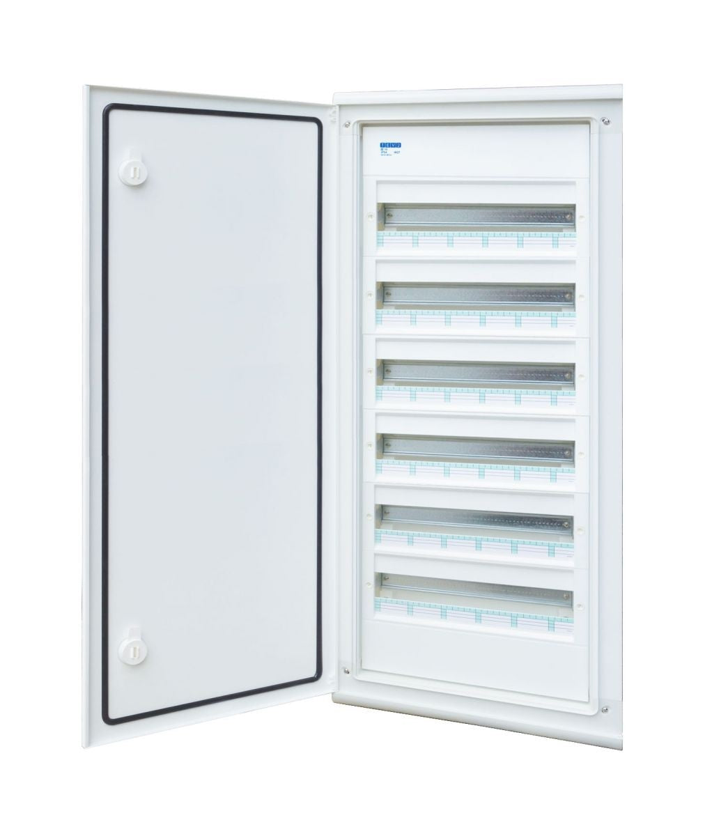 Quadro Embutir 6 Filas 102 Módulos IP54 MEGA TEV M6102