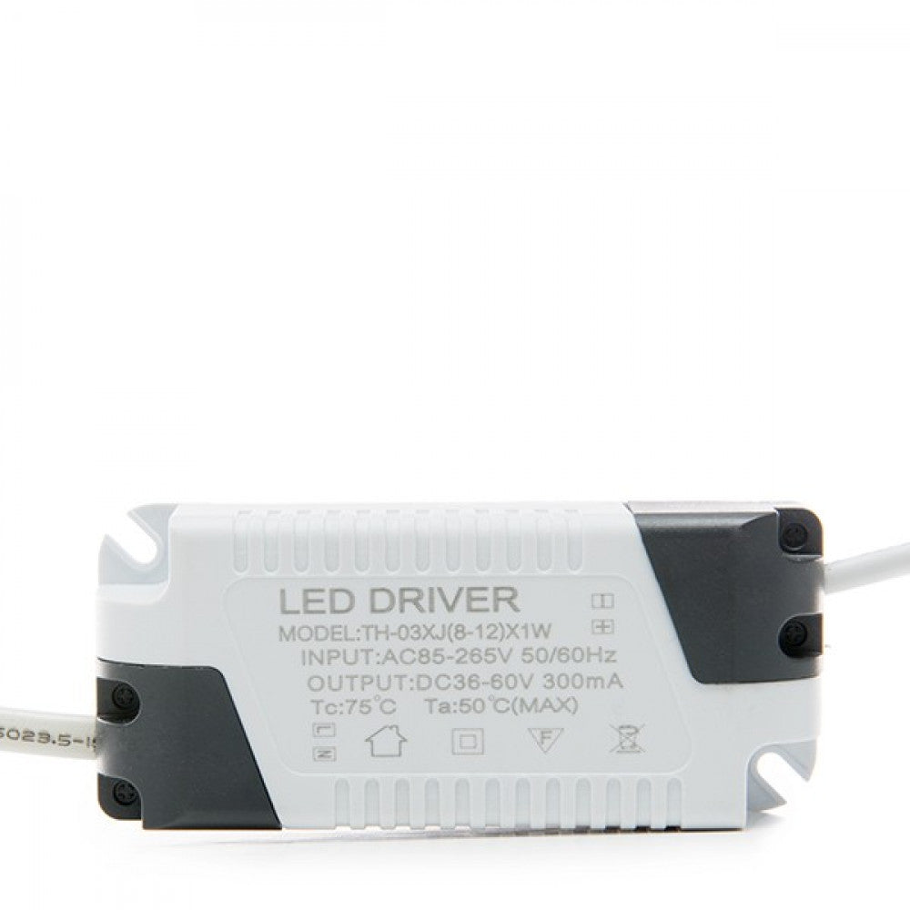 Painel LED 12W 1200Lm 6000ºK Circular Níquel Acetinado 50.000H