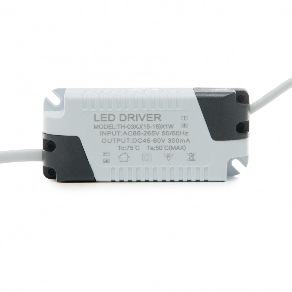 Painel LED 18W 1800Lm 6000ºK Circular Níquel Acetinado 50.000H