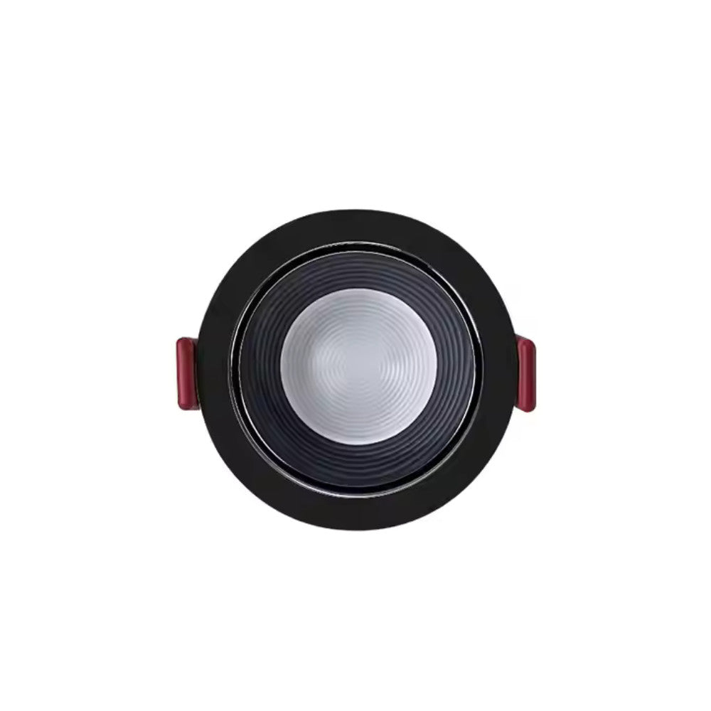 Gledopto GL-D-001P Zigbee Pro (Zigbee 3.0 + RF receiver) smart encastrável LED downlight (450 lumens. IP33), com preto frame