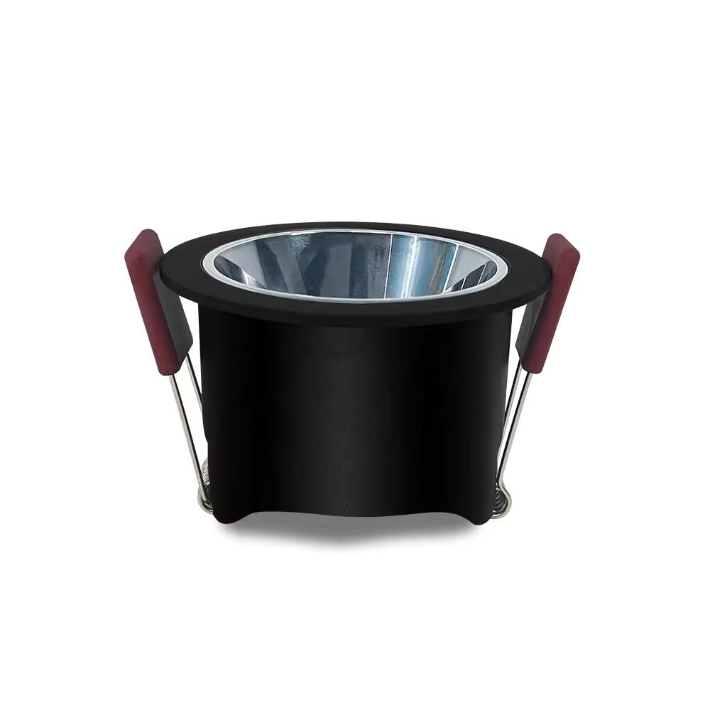 Gledopto GL-D-001P Zigbee Pro (Zigbee 3.0 + RF receiver) smart encastrável LED downlight (450 lumens. IP33), com preto frame