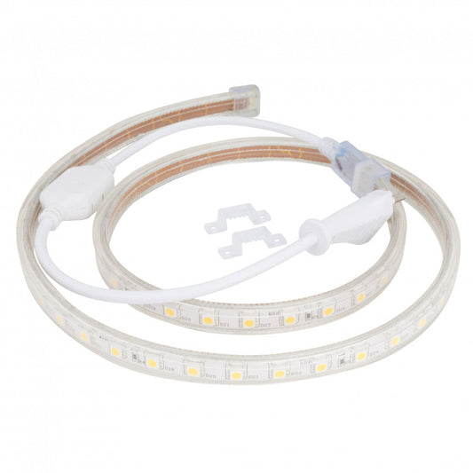 Faixa de 60 LEDs/M 6000ºK SMD5050 220VAC x9M 40.000H-Branco Frio