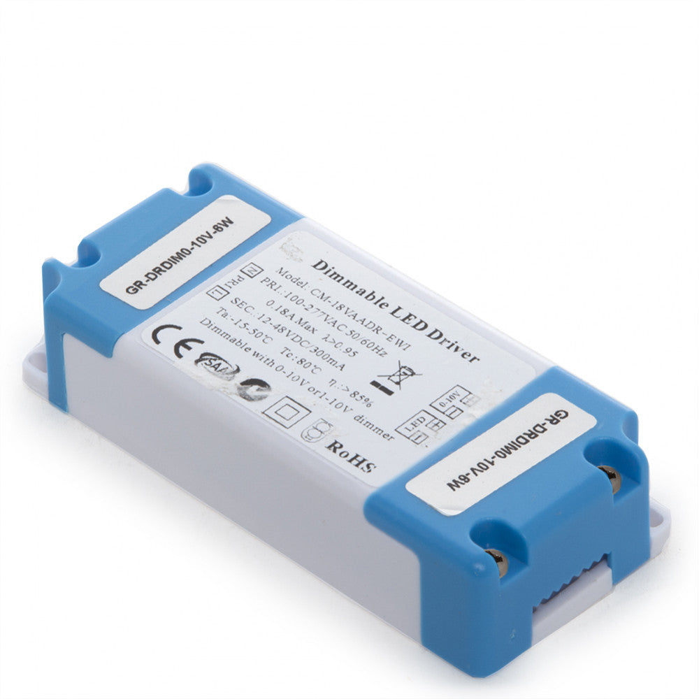 Driver Ajustável 0-10V Luz de Teto / Placa /Led Downlight 6W