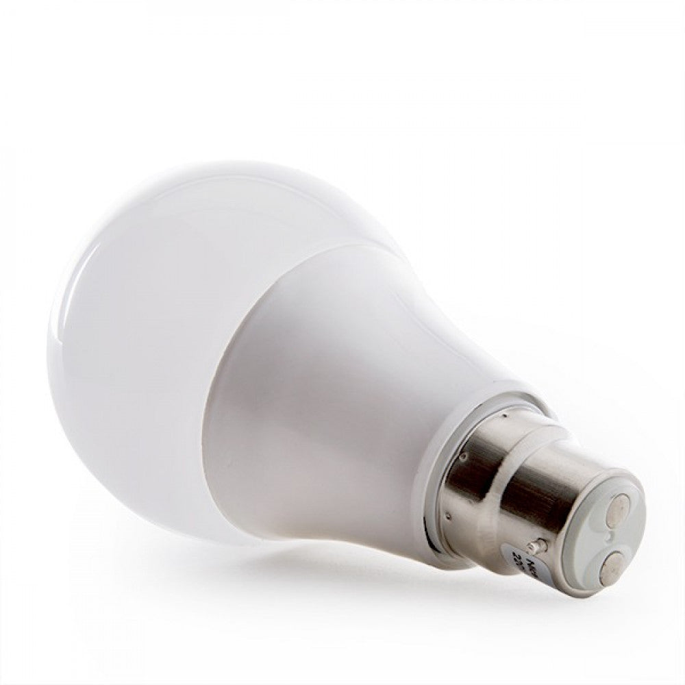 Lâmpada LED B22 9W 810Lm 6000ºK Baioneta 40.000H