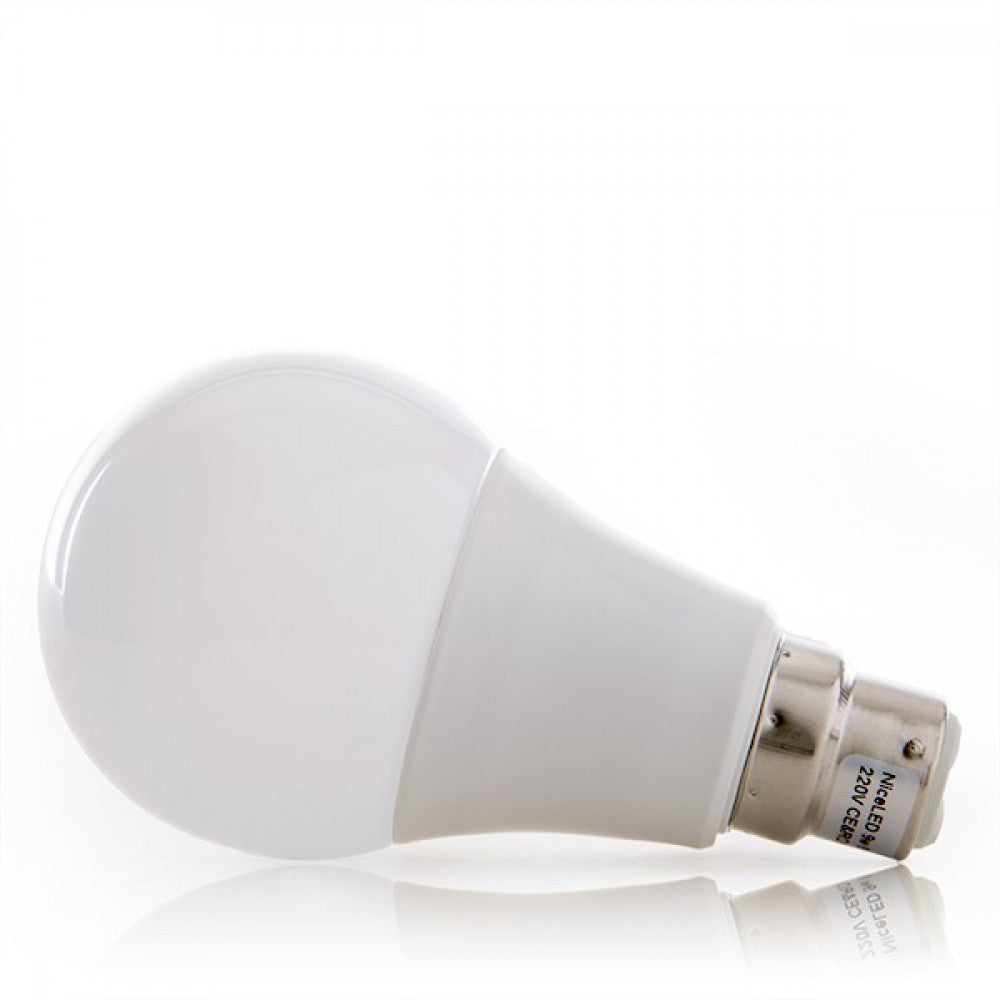 Lâmpada LED B22 9W 810Lm 6000ºK Baioneta 40.000H