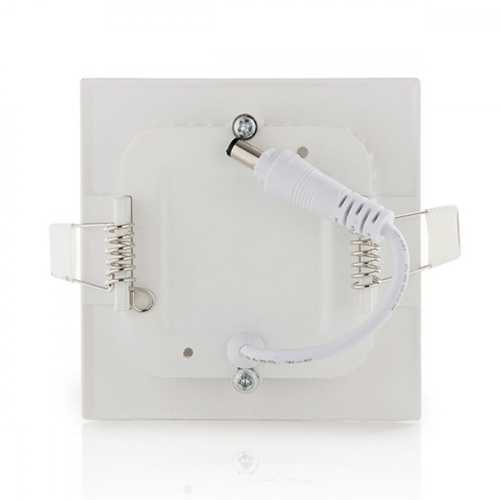 Painel LED 3W 300Lm 6000ºK Quadrado 40.000H
