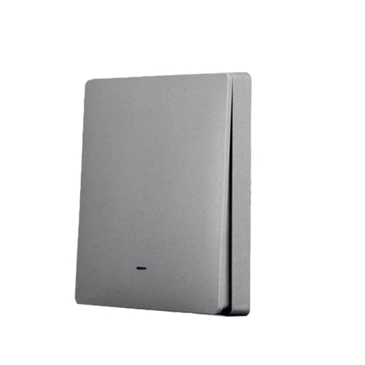 SmartWise parede switch front painel, dim grey, 1-button