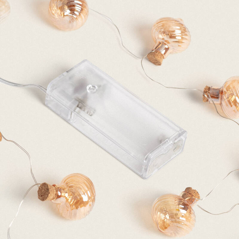 Grinalda de Luzes LED com Bateria 1m Onion