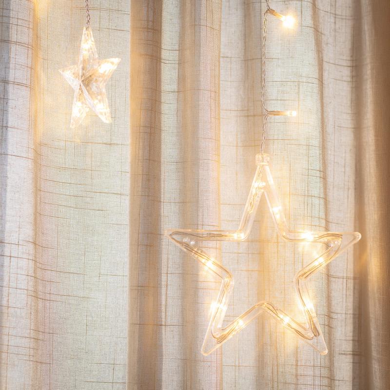 Grinalda Exterior LED Estrela 1.2m