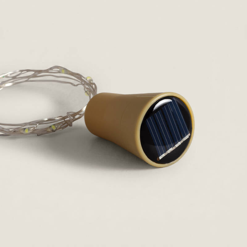 Grinalda Solar Exterior LED Arame para Garrafa