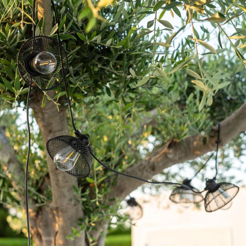 Grinalda Solar Exterior LED de Lâmpadas Kodos 6.5m