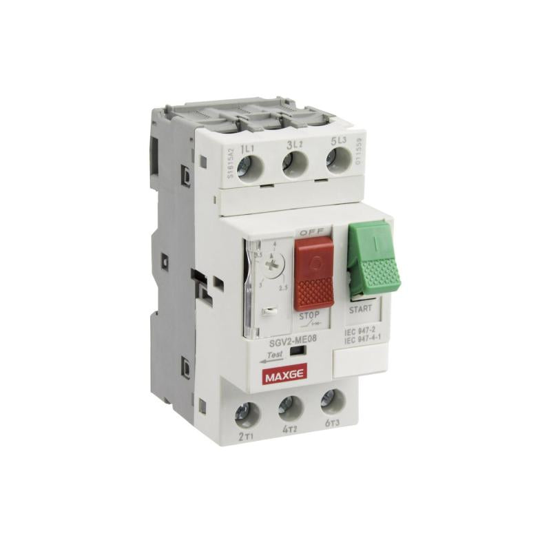 Motor de proteção magnetotérmica MAXGE 3P 690 V – Proteção completa para o Motor Trifásico 0,06–15 kW