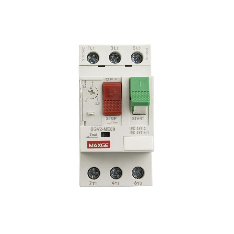 Motor de proteção magnetotérmica MAXGE 3P 690 V – Proteção completa para o Motor Trifásico 0,06–15 kW