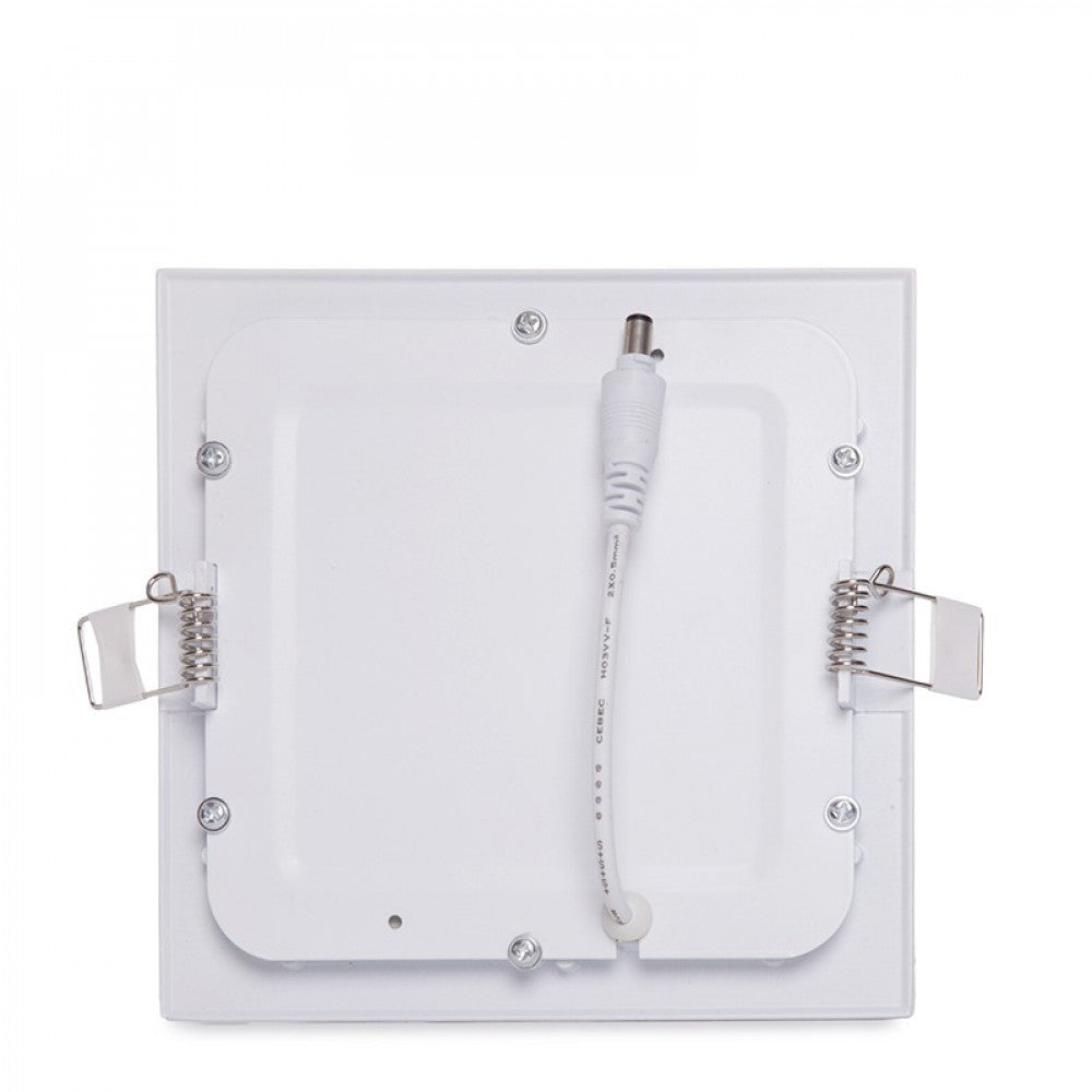 Painel LED 9W 900Lm 6000ºK Quadrado 40.000H