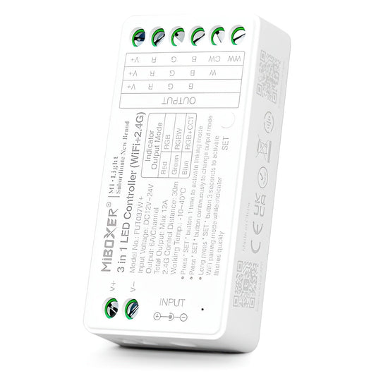 Controlador LED 3 em 1 de 2,4 GHz