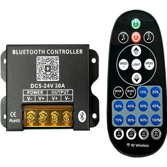 Aplicativo Bluetooth RF LED Dimmer 25 teclas