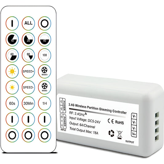 Dimmer LED de toque 2.4G
