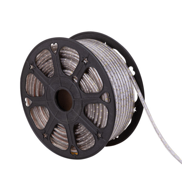 Faixa de 60 LEDs/M 480W 24.000Lm 6000ºK SMD3528 220VAC IP65 x100M 40.000H