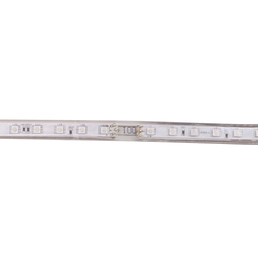 Faixa de 60 LEDs/M 10W SMD5050 220VAC IP65 RGB x1M 40.000H