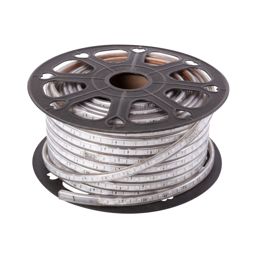 Faixa de 60 LEDs/M 10W SMD5050 220VAC IP65 RGB x1M 40.000H