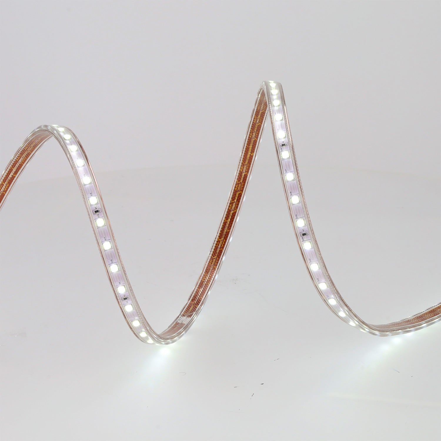 Tira de 60 LEDs/M 500W 42.000Lm 6000ºK SMD5050 220VAC IP65 x50M 40.000H
