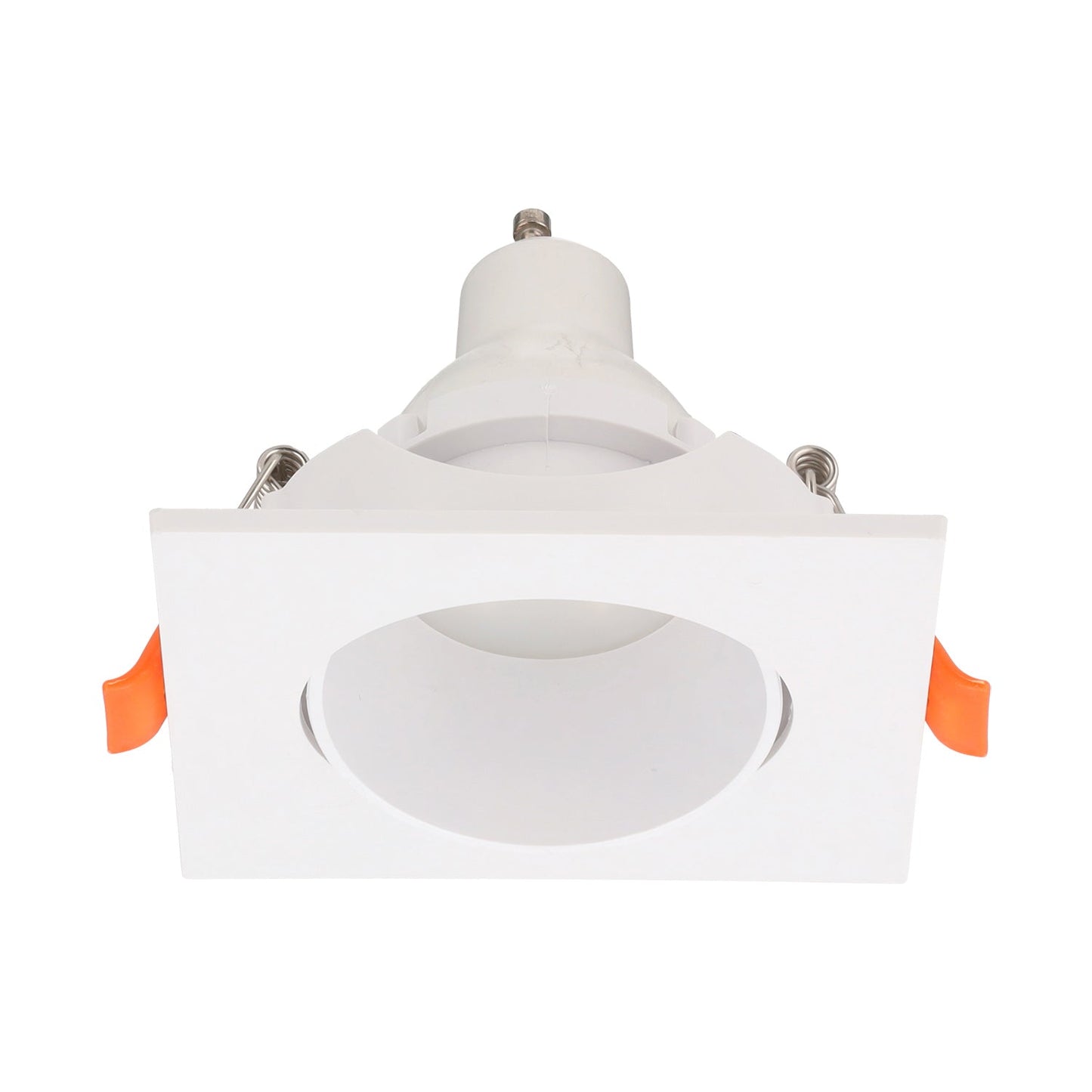 Anel Downlight Inclinável Quadrado Branco83/83Mm