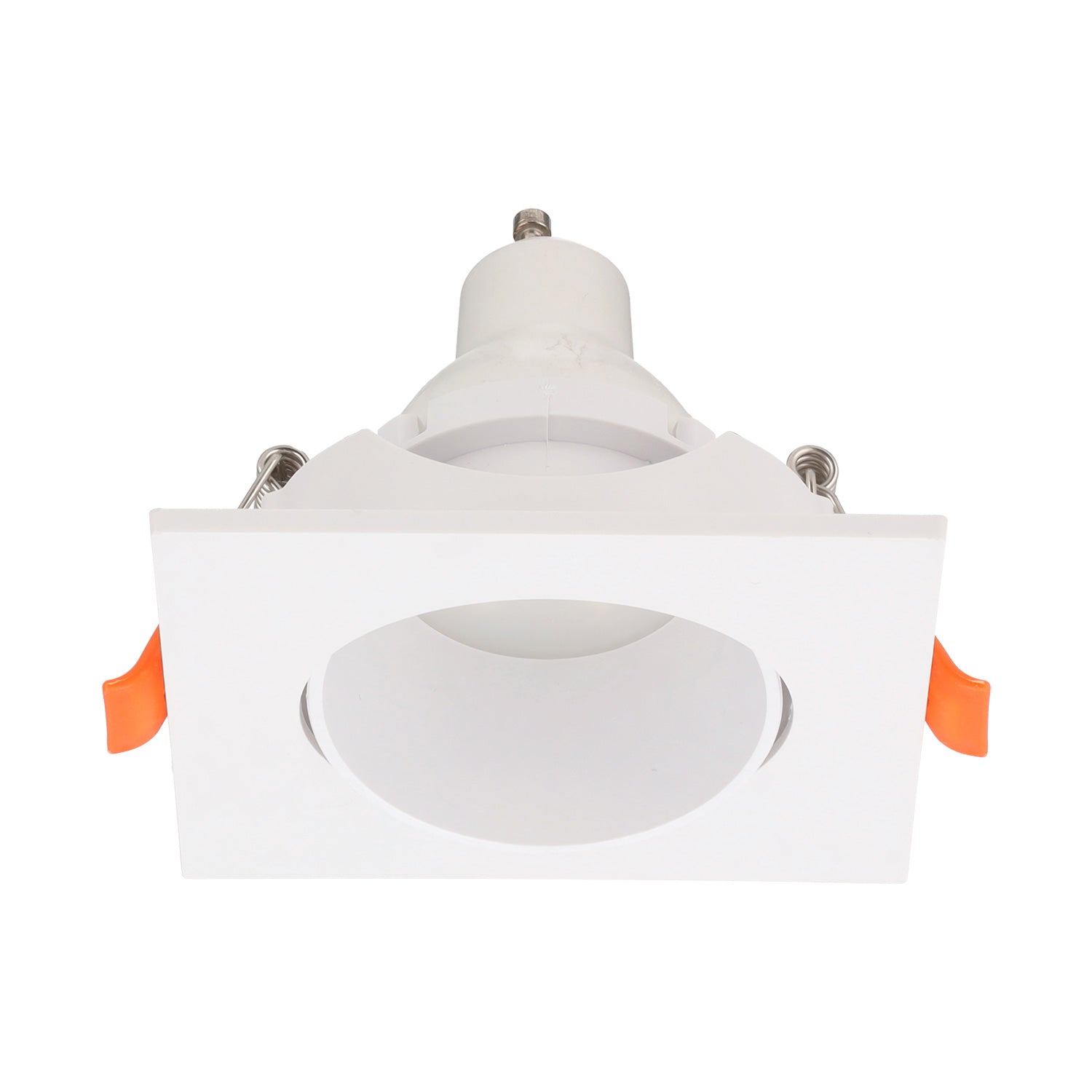 Anel Downlight Inclinável Quadrado Branco83/83Mm