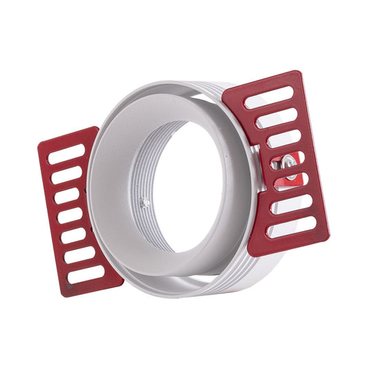 Anel Downlight Circular Alumínio Branco Inclinável Ø75mm