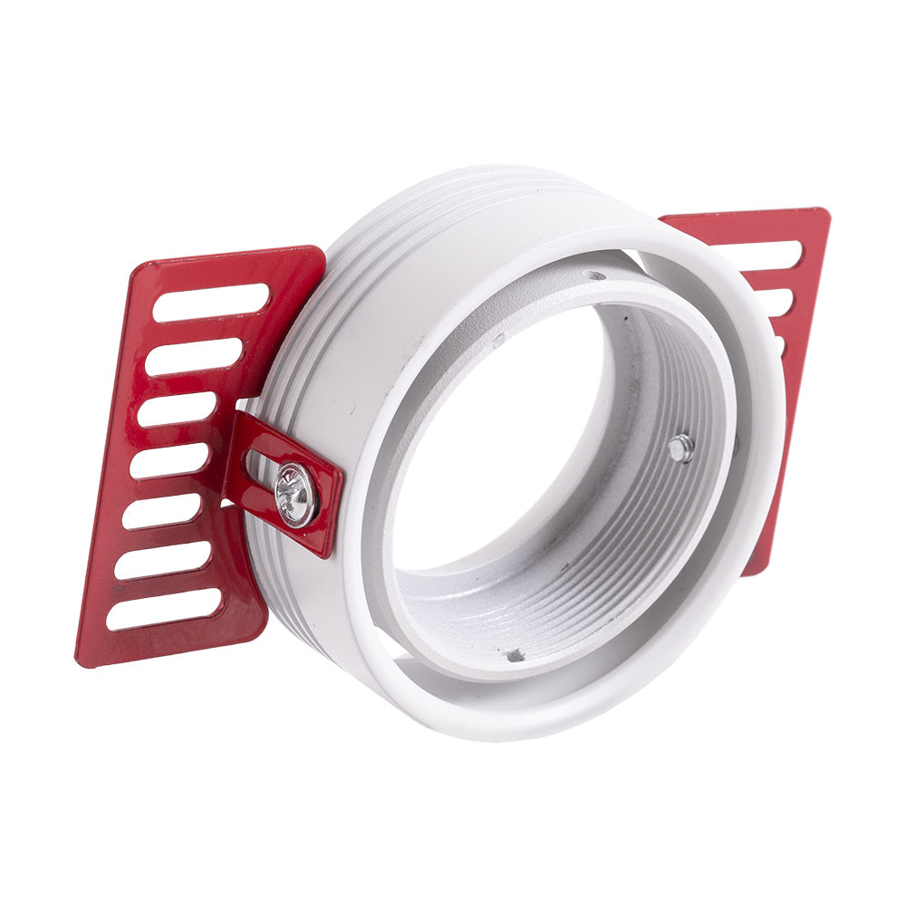 Anel Downlight Circular Alumínio Branco Inclinável Ø75mm
