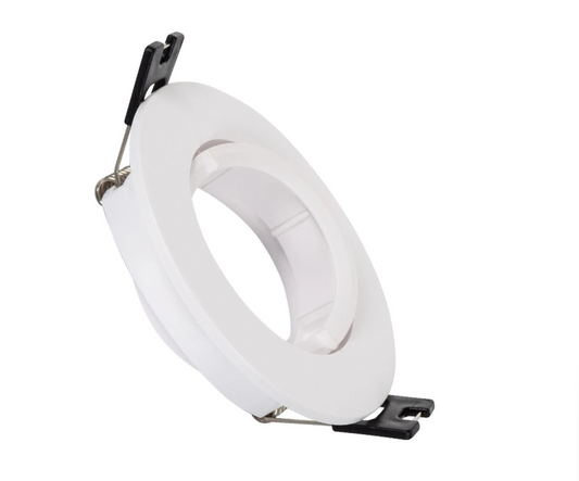 Downlight Anel Spotlight 1xGU10 Policarbonato Circular Branco