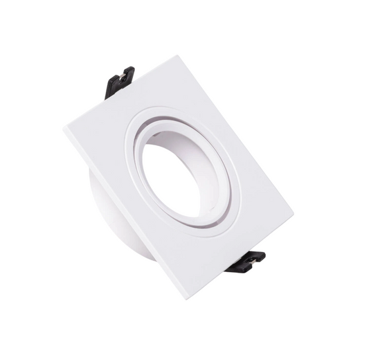 Downlight Anel Spotlight 1xGU10 Policarbonato Retangular Branco