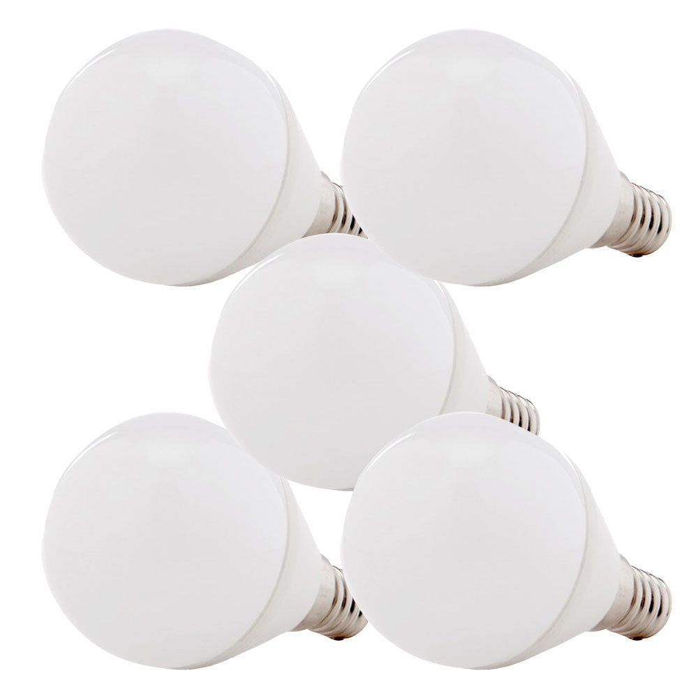 Pack 5 Lâmpadas LED E14 7W 500Lm 6000ºK 40.000H
