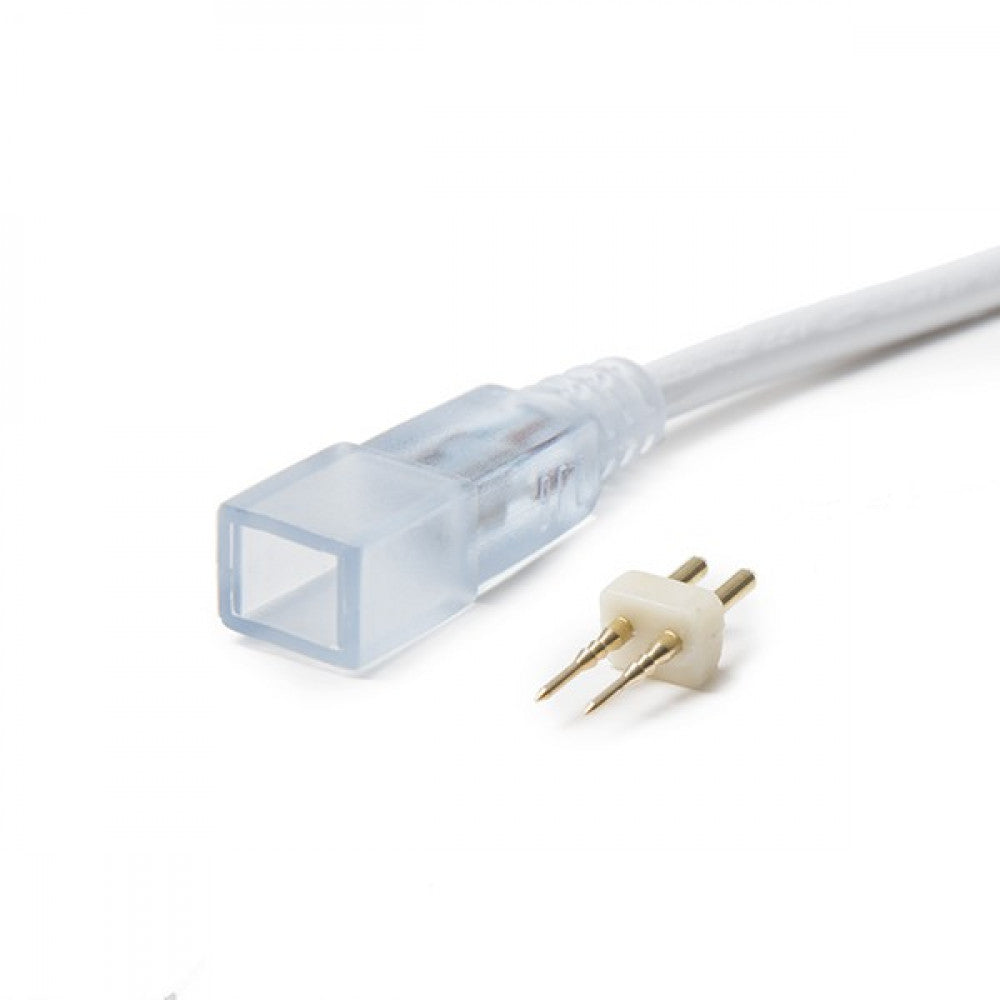 Cabo Conector 2 Tira Leds Leds 220Vac Smd3528