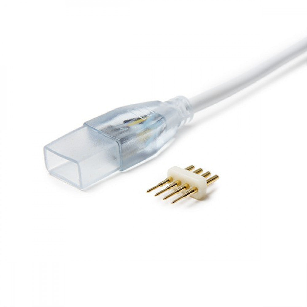 Cabo Conector 2 Tira Leds Leds 220Vac Rgb