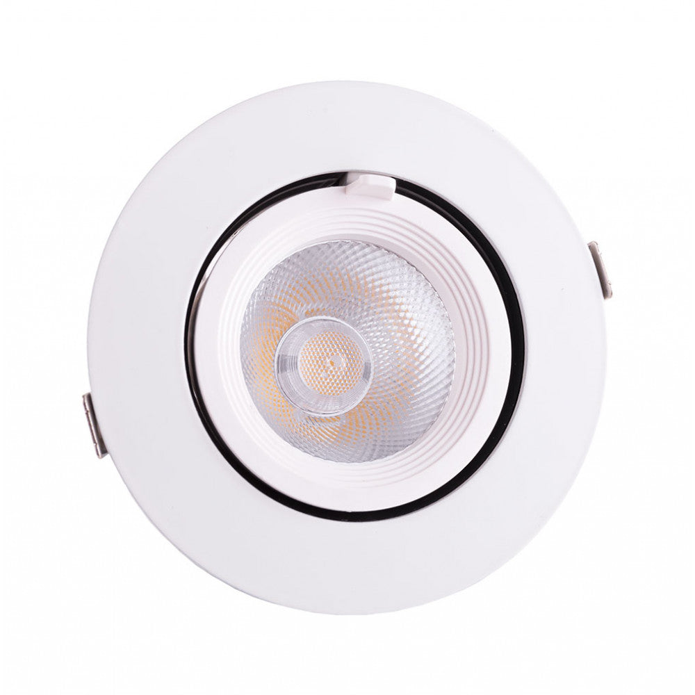 Foco Downlight LED 15W 2550Lm 4000ºK Circular Ajustável 40.000H
