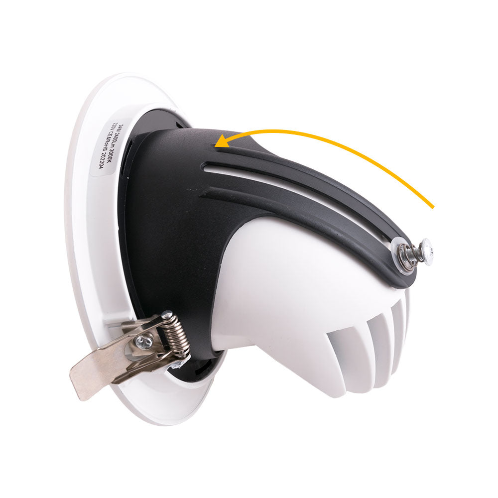Foco Downlight LED 24W 3600Lm 4000ºK Circular Ajustável 40.000H