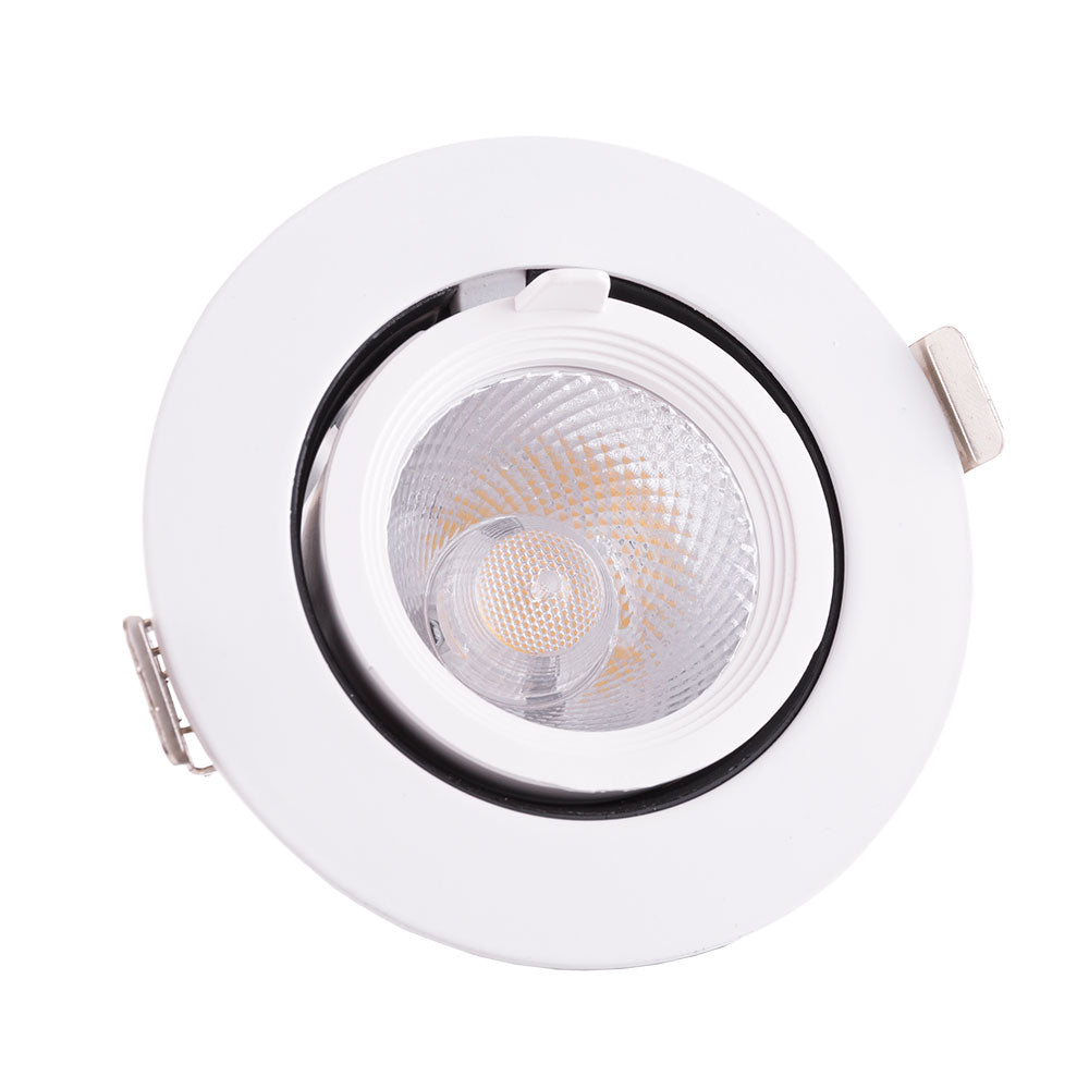 Foco Downlight LED 7W 1050Lm 4000ºK Circular Ajustável 40.000H