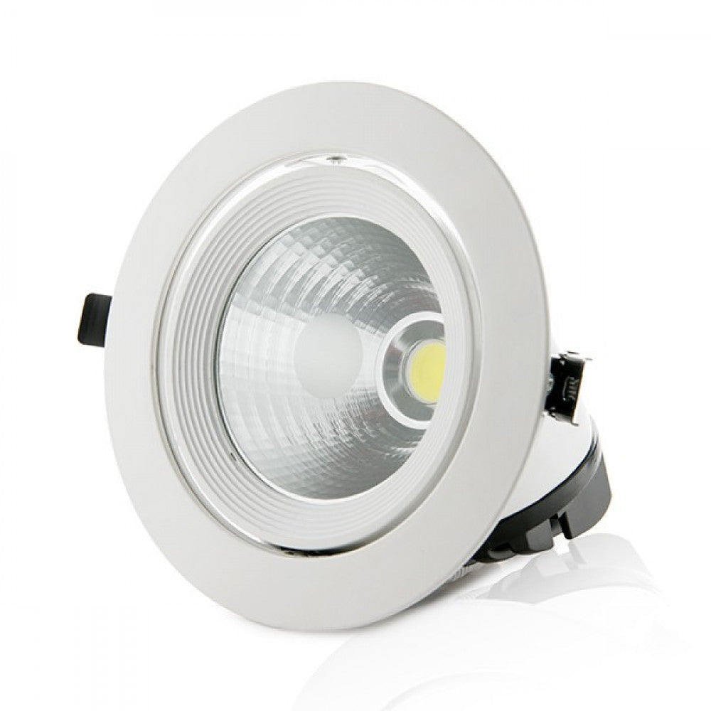 Foco Downlight LED 40W 5.000Lm 6000ºK Circular Ajustável 40.000H
