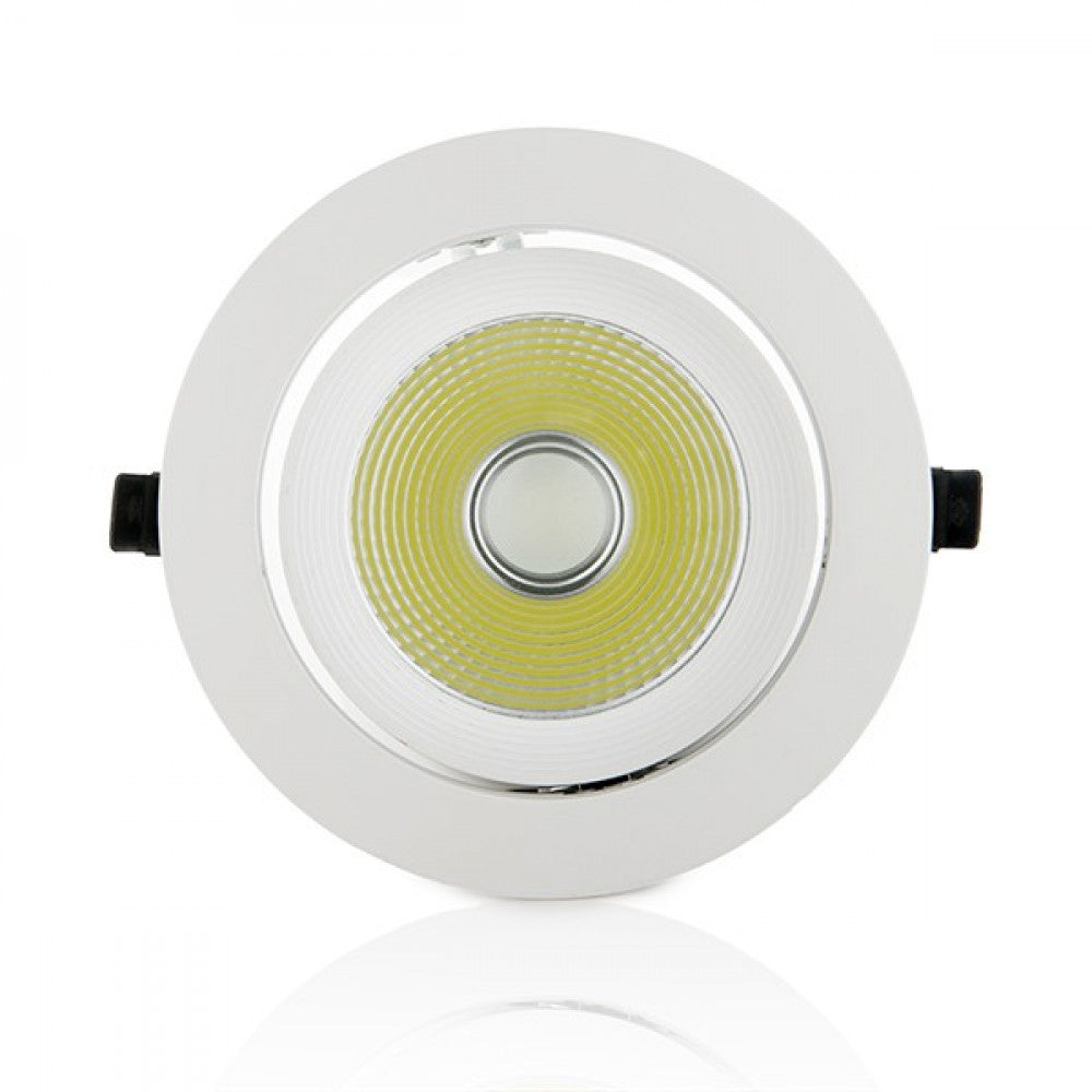 Foco Downlight LED 40W 5.000Lm 6000ºK Circular Ajustável 40.000H