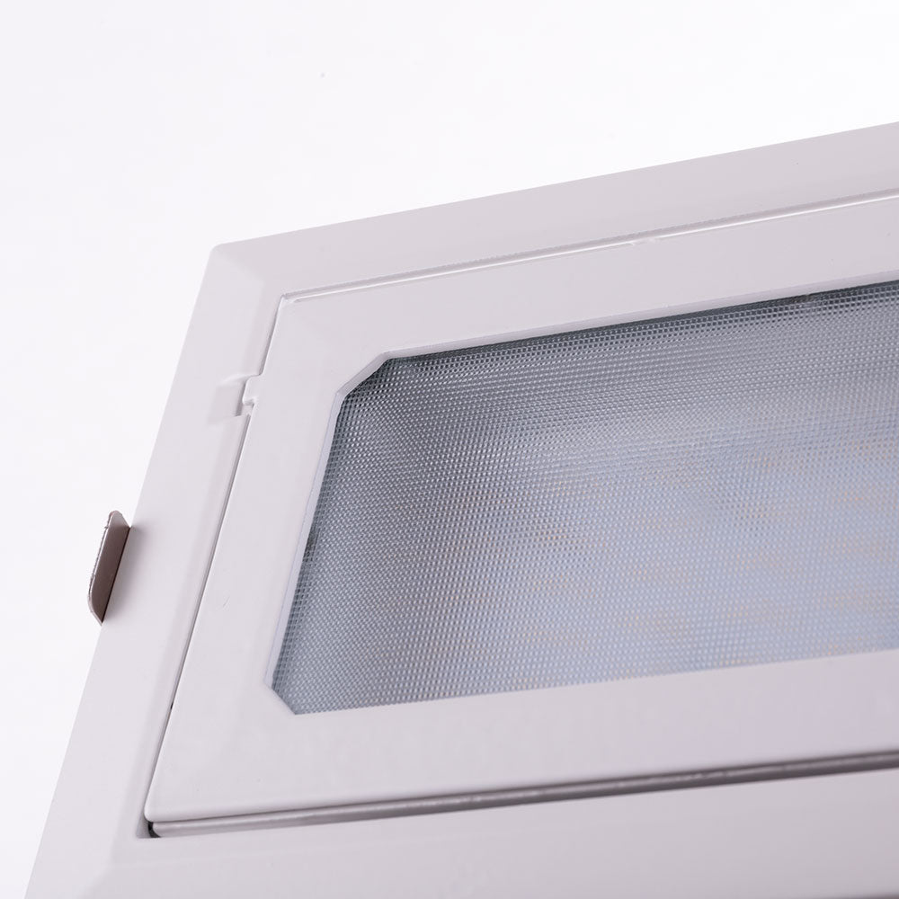 Foco Downlight LED 30W 5000Lm 4000ºK Retangular Ajustável 40.000H