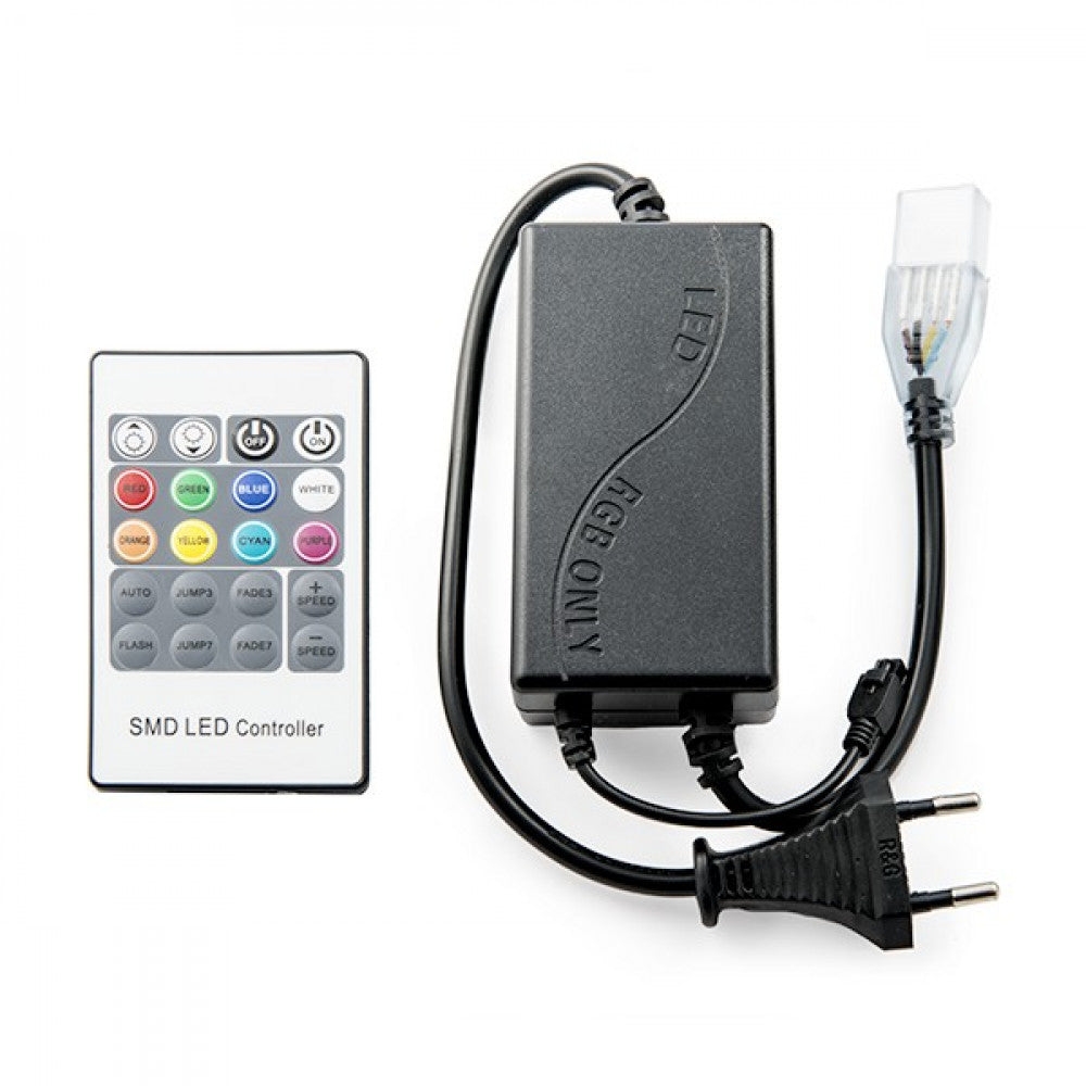 Controlador Tira LED Led Rgb 220Vac Controle Controlo Remoto ► 50M