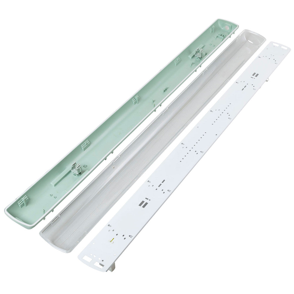 Kit de Luz LED conectável à prova de água IP65: 2 tubos LED T8 ABS/PC de 120 cm