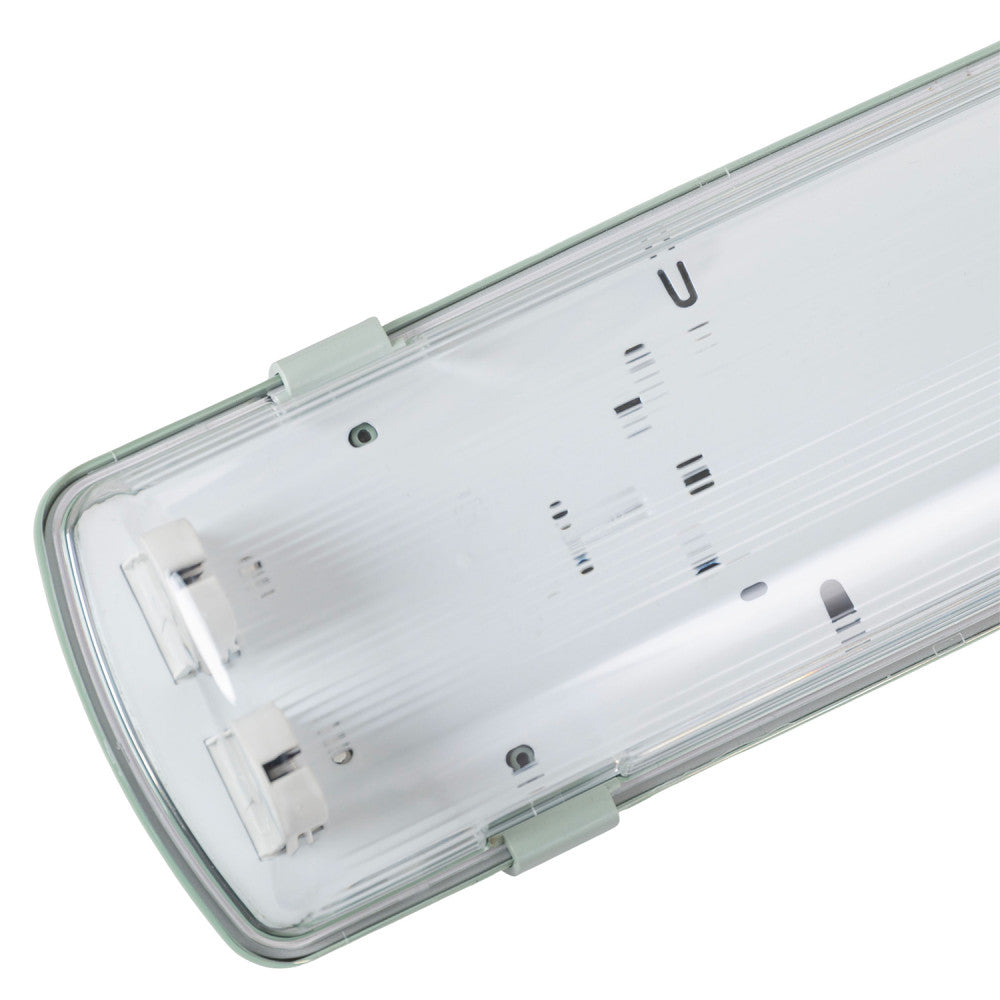 Kit de Luz LED conectável à prova de água IP65: 2 tubos LED T8 ABS/PC de 120 cm